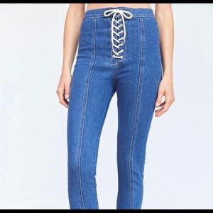 BDG Lace Up Jeans